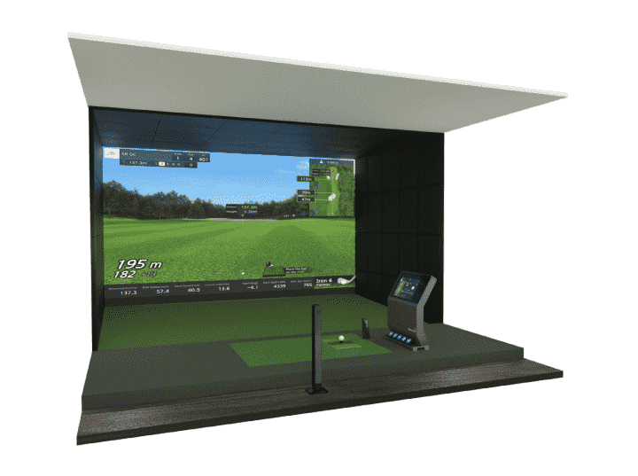 GOLFZONの練習専用シミュレーションゴルフ「GDR Plus」の設置イメージ