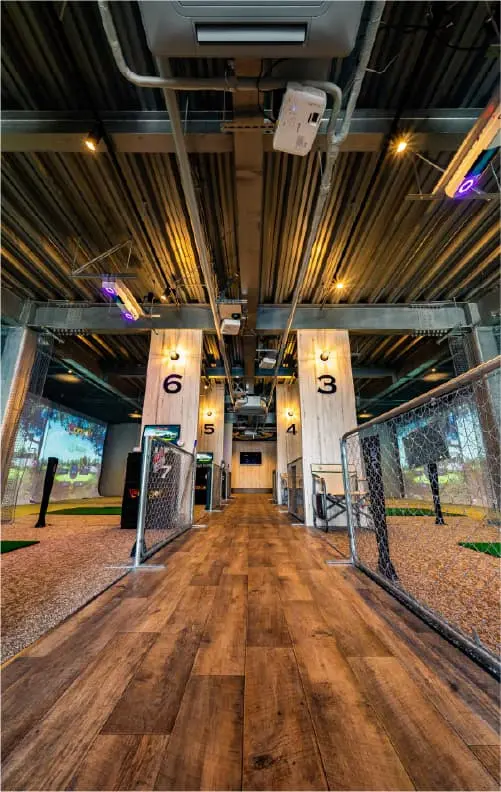 インドアゴルフ練習場i8GOLF高崎店の様子