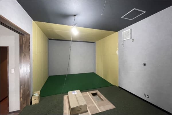 OKONGOLFを新築・リフォーム空間に設置するイメージ