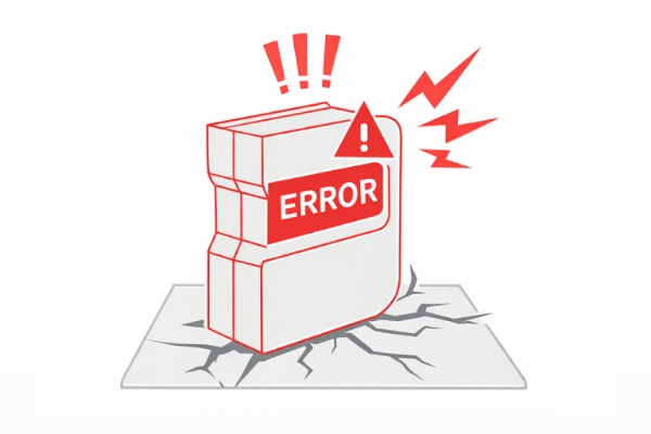 SKYTRAKが測定エラーをしている様子