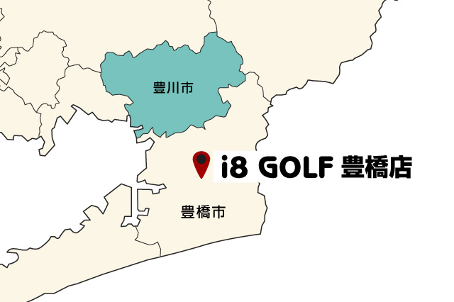 愛知県豊川市と豊橋市の位置関係